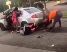 Watch Free Man Slams And Beats Up A Group Of Girls That Jumped His Girl