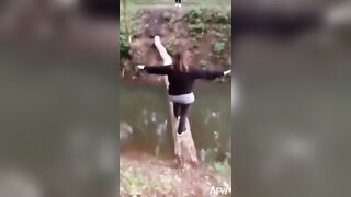 What could go wrong crossing a river? watch till the end...