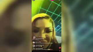 She A Wild One: Spanish Chick Shows Off The Cooch On IG Live