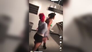 Strippers fight