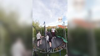 Sacrifice on trampoline