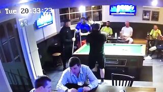 UK pub game of pool escalates.