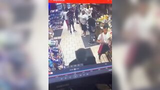 Shootout between two men caught on camera