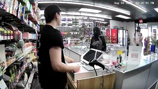 Robber gets fucked.