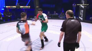 MMA Referee Kicked In The Head