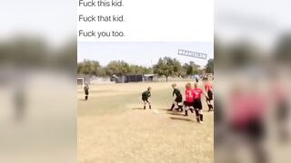 Fuck this kid. fuck that kid. fuck you too.