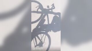 Bike wipe out