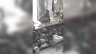 Store owner shoots the hell out of potential robber
