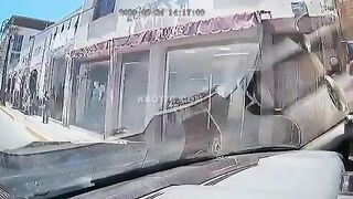 Sicarios Shoot Up Patrol Vehicle in Mexico