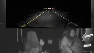 Trucker Falls Asleep At The Wheel