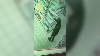 Man Caught Pissing Inside The Store In Russia