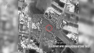 Airstrikes on Hamas militants in Gaza.