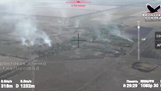 The Su-34 drops bombs at extremely low altitude on the positions of the Armed Forces of Ukraine