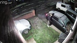 Car Thief Rams Owner In The UK
