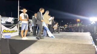 Mayor Of Argentina Rammed At Motorcycle Rally