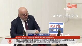 Turkish parliament member suffers heart attack right after taking shit about Israel and Erdogan