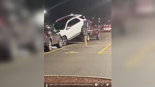 Mercedes SUV Resists Tow Truck In Minneapolis