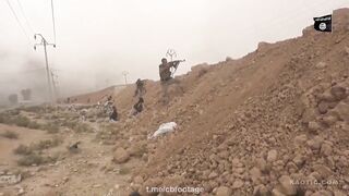 ISIS Fighter Films His Mate Getting Sniped