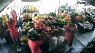 Quick Headshot In Brazilian Street Market