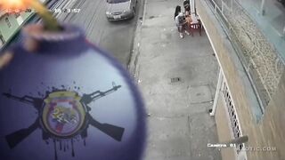 Triple Homicide Caught On Ecuadorian CCTV