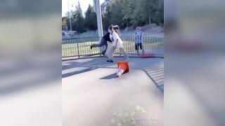 Skate Park Bully gets a Beatdown