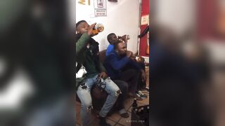 Thieves Forced To Drink Bottles Of Alcohol They Stole From A Shop In South Africa