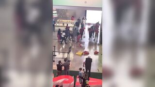 Wild Vegas Mall Brawl