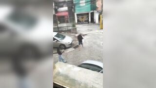 Fatal Street Fight In Vila Sao Pedro