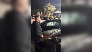 Car Meet Attendees Resolve a Crash Dispute with Fist