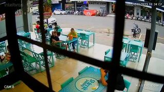 Man Having Lunch Shot Dead In Public