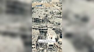 Destroyed Gaza is shown during ceasefire