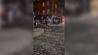 Man Attacked During Protest In Dublin