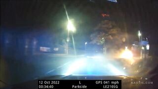 Chase Of Burning ATV In The UK