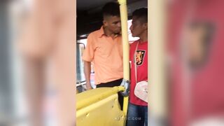 Driver VS Passenger Fight On Brazilian Bus