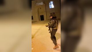 Israeli Soldier Throws Grenade Inside Mosque