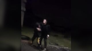 Drunk Prick Punching A Girl Who Asked Him Not To Drink In Public