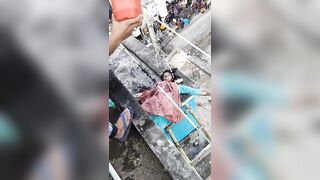 Woman Fried On Live Wires In India