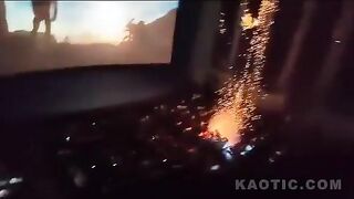 Theatergoers Go Pyrotechnic Apeshit