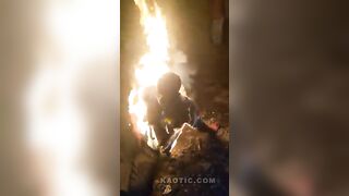 Self Immolation In  Protest In Congo