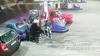 South African Gangster Shot In The Head At The Gas Station