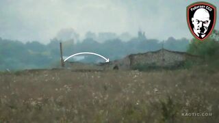 The baseball cap flew into the sky. Russian sniper killed Ukrainian