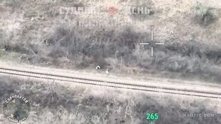 Death of the Marauders. A kamikaze drone hits Ukrainians with bags