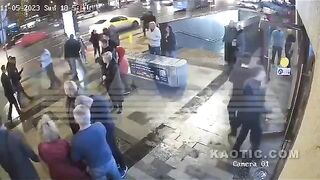 Former Euro Boxing Champion Beats Teen, Shoots Others(another angle)