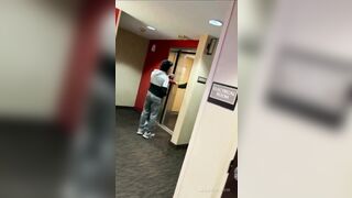 Old Guy Attacked in the Elevator