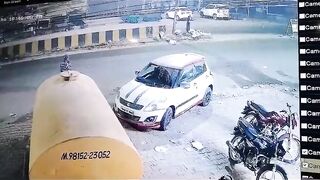 Man Taken Out By Lost Control Car In India
