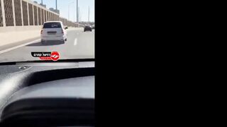 Oral sex while driving on the highway in Israel.