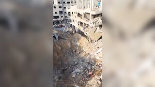 Aftermath from Israeli air strikes on Gaza