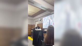 Triggered Liberal Student Destroys Video During A Meeting