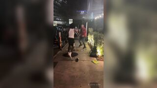 Man Selling Chocolates Gets Into A Fight With Restaurant Visitor In Florida