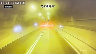 Deadly Crash Inside Taiwanese Tunnel